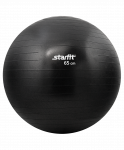 Мяч гимнастический Starfit GB-101 65 см, антивзрыв, черный