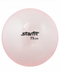 Мяч гимнастический Starfit GB-105 75 см, прозрачный, розовый