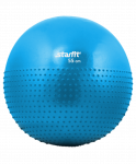 Мяч гимнастический полумассажный Starfit GB-201 55 см, антивзрыв, синий