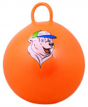 Мяч-попрыгун Starfit "Медвежонок" GB-403, 65 см, с ручкой, оранжевый