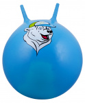 Мяч-попрыгун Starfit "Медвежонок" GB-403, 65 см, с рожками, синий