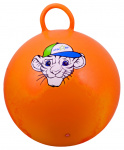 Мяч-попрыгун Starfit "Тигренок" GB-402, 55 см, с ручкой, оранжевый