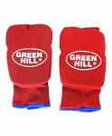 Накладки на кисть эластик Green Hill HP-6133, хлопок, красный