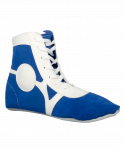 Обувь для самбо Rusco SM-0101, замша, синяя