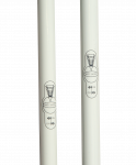 Палки для скандинавской ходьбы Longway, 78-135 см, 2-секционные, белые/синие