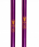 Палки для скандинавской ходьбы Longway, 78-135 см, 2-секционные, фиолетовые/жёлтые