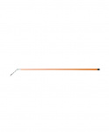 Палочка для ленты для художественной гимнастики АВ215, 56 см, с карабином , оранжевая