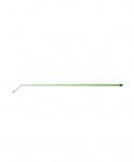 Палочка для ленты для художественной гимнастики АВ215, 56 см, с карабином, зеленая