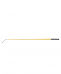 Палочка для ленты для художественной гимнастики АВ215, 56 см, с карабином, желтая