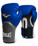 Перчатки боксерские Everlast Pro Style Elite 2208E, 8oz, к/з, синие