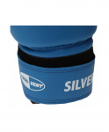 Перчатки боксерские SILVER BGS-2039, 8oz, к/з, синий 