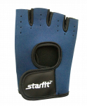 Перчатки для фитнеса Starfit SU-107, темно-синие/черные