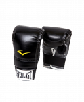 Перчатки снарядные Everlast 4315LXLU, к/з, черные/белые/желтые