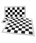 Поле для шахмат и шашек, картонное (только 10 шт.)