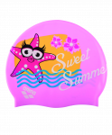 Шапочка для плавания AWT MULTI JR pink, силикон, 91925 24