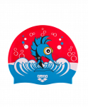 Шапочка для плавания AWT MULTI JR punk/red, силикон, 91925 10
