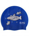 Шапочка для плавания Childrens Silicone Cap, силикон, с рисунком, 3047