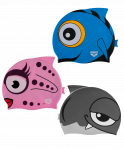 Шапочка для плавания Fish JR assorted, силикон, 91915 20