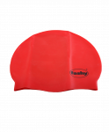 Шапочка для плавания Silicone 3040-40, силикон, красный