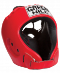 Шлем открытый Green Hill Alfa HGA-4014, кожзам, красный