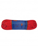 Шнурки для коньков с пропиткой W928, пара, 2,74 м, красные
