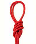 Скакалка для художественной гимнастики RGJ-103 pro, 3 м, красный с люрексом