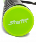 Скакалка Starfit RP-103 ПВХ, с нескользящей ручкой, 3,05 м, черная/зеленая