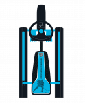 Снегокат230 мм, голубой