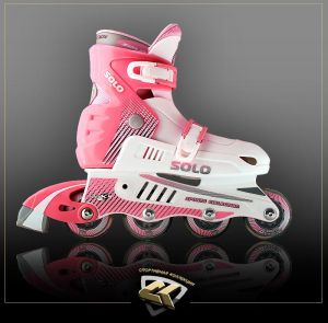 Детские раздвижные роликовые коньки СК SOLO pink ― купить в Москве. Цена, фото, описание, продажа, отзывы. Выбрать, заказать с доставкой. | Интернет-магазин SPORTAVA.RU