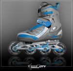 Роликовые коньки MaxCity SPARK light blue