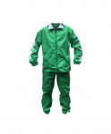 Спортивный ветрозащитный костюм, непромокаемый, зеленый