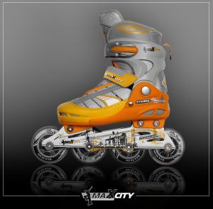 Детские раздвижные роликовые коньки MaxCity SYMBOL yellow ― купить в Москве. Цена, фото, описание, продажа, отзывы. Выбрать, заказать с доставкой. | Интернет-магазин SPORTAVA.RU