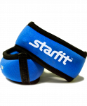 Утяжелители для рук Starfit "Браслет" WT-101, 0,5 кг, синие/черные